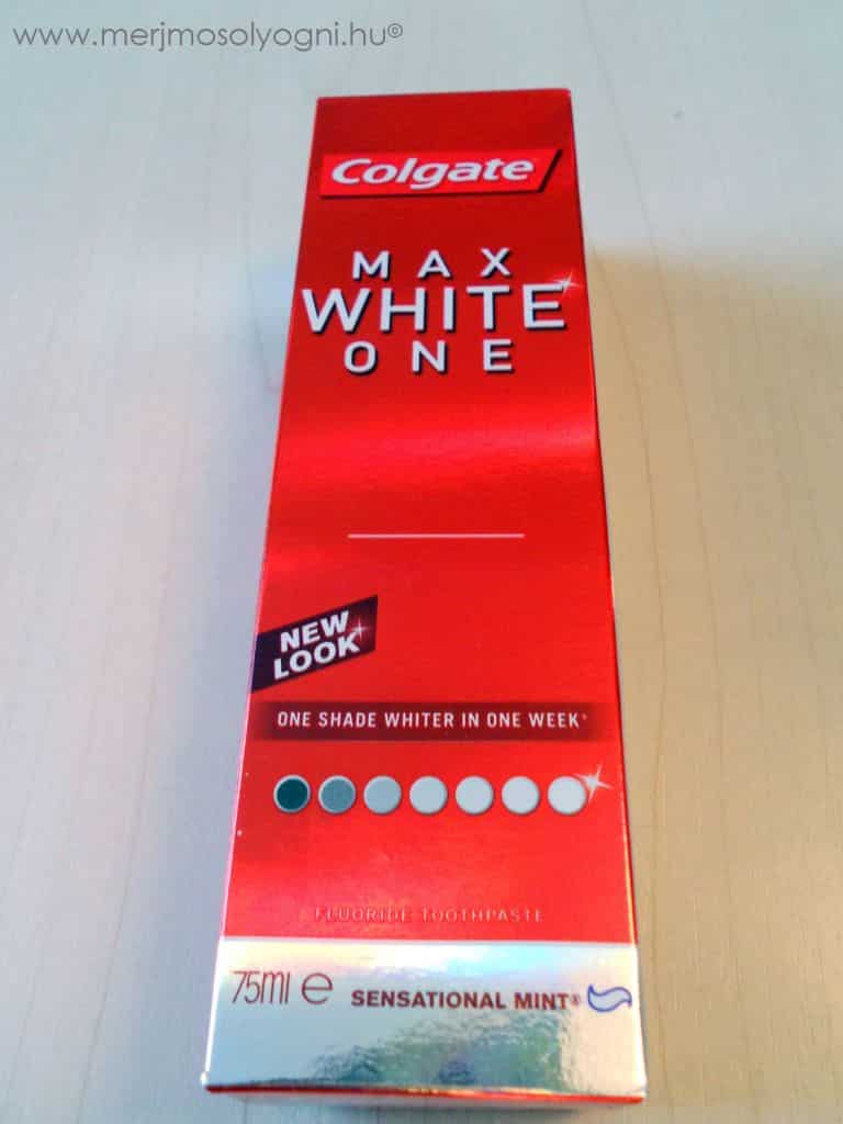 colgate max white one teszt