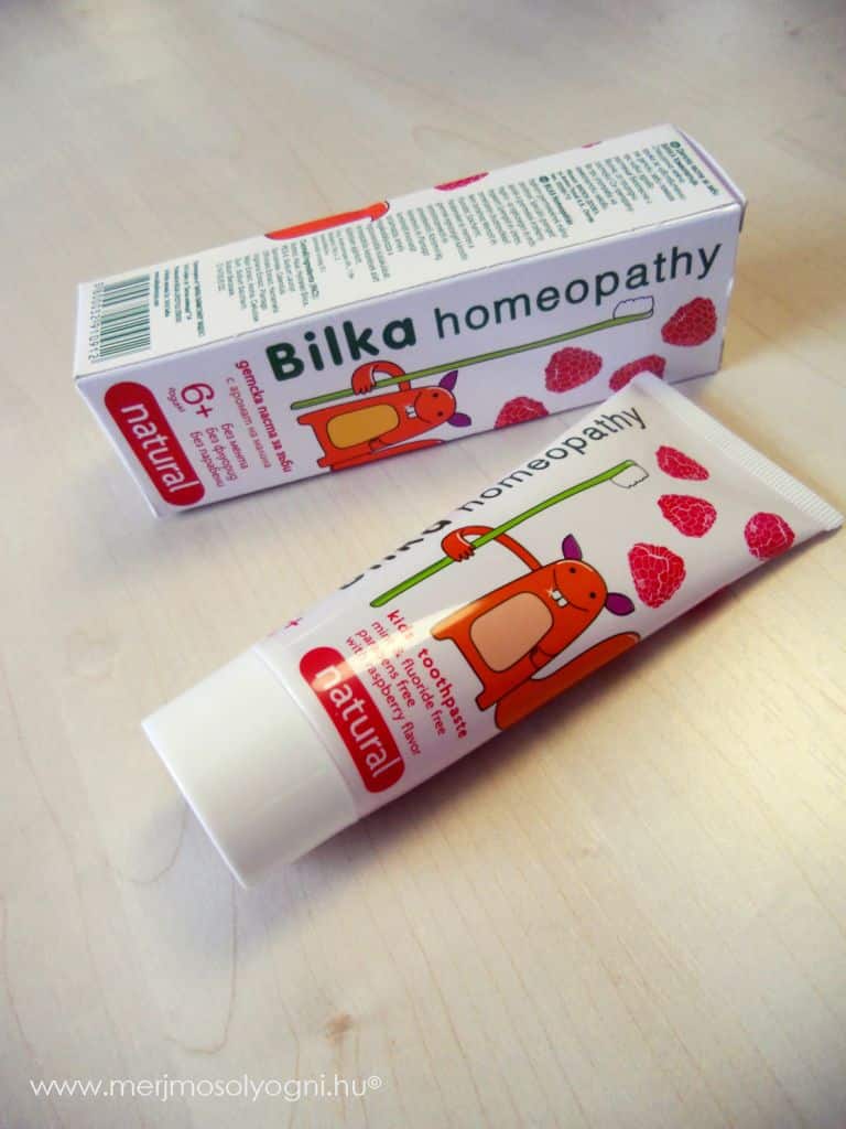 A Bilka homeopátiás gyermekfogkrém az egészségtudatos szülők biztos választása lehet.