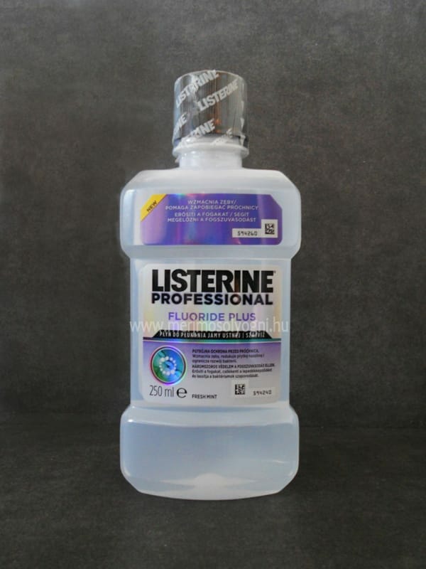 Listerine Professional Fluoride Plus teszt